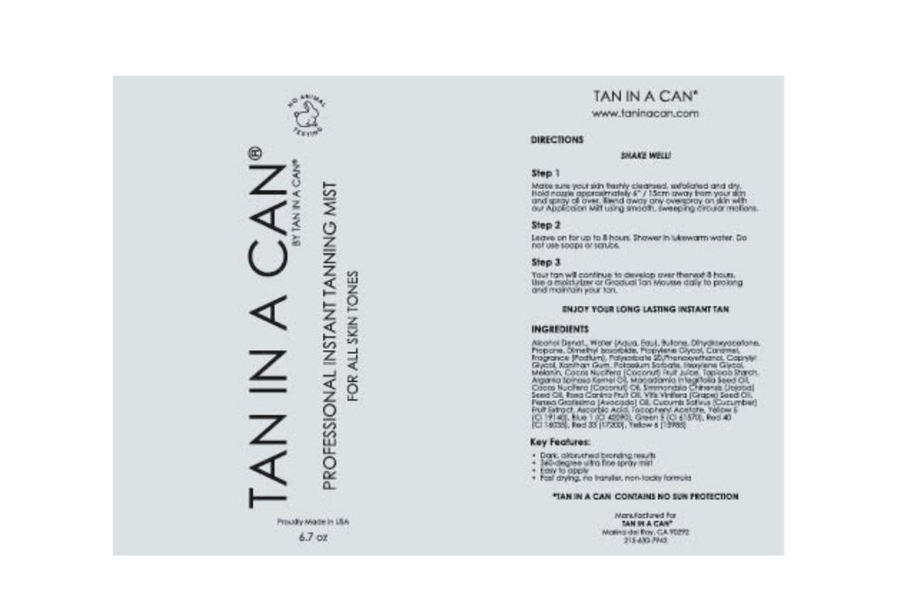 Tan in a bottle®  Bundle 2 Bottles + Free Mitt